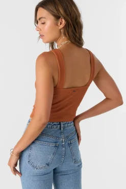 Women O’Neill Tops<JAYDE TWIST KNIT TANK TOP