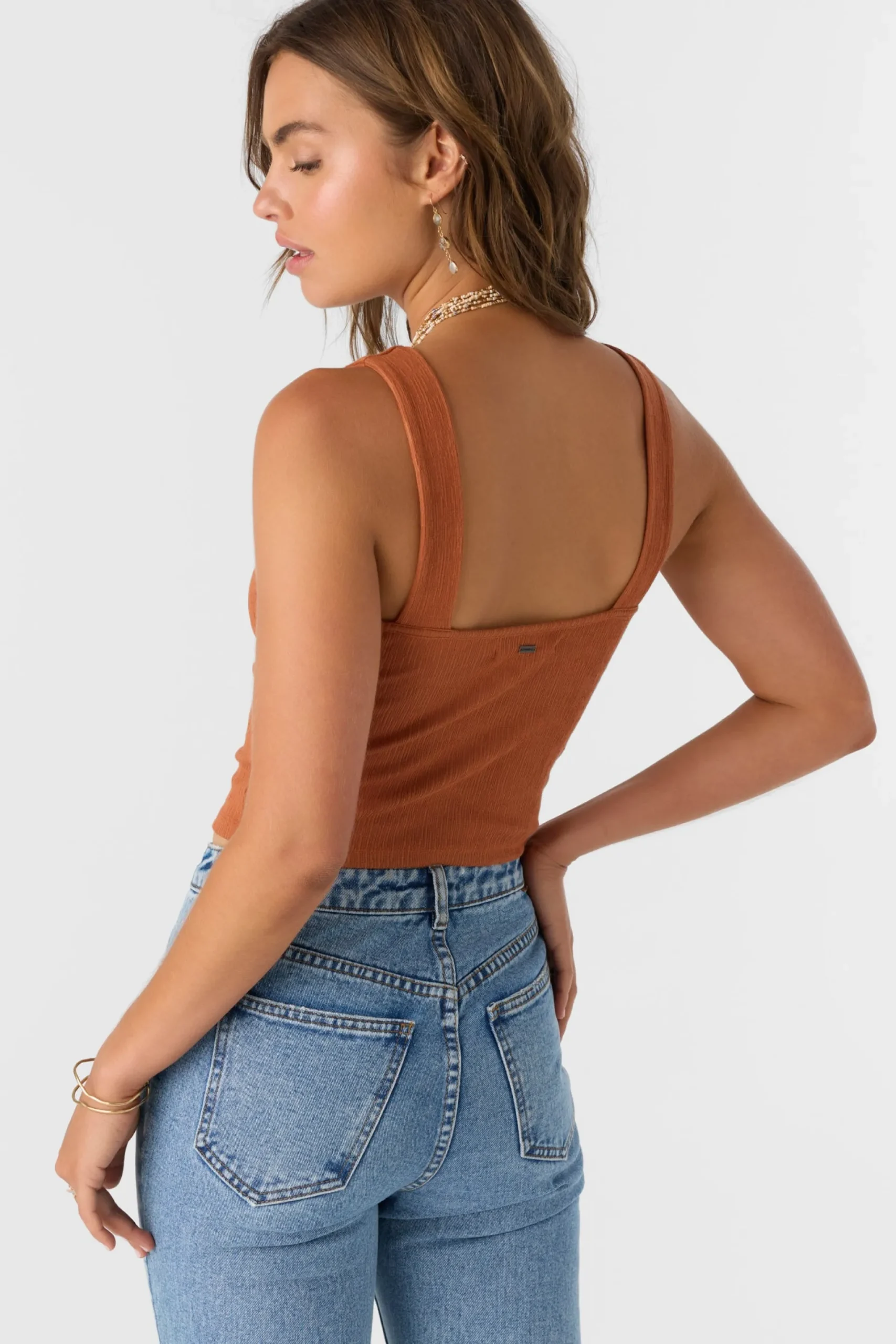 Women O’Neill Tops<JAYDE TWIST KNIT TANK TOP