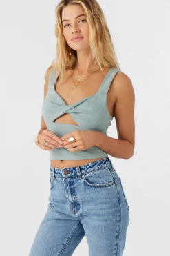 Women O’Neill Tops<JAYDE TWIST KNIT TANK TOP