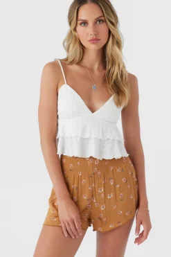 Women O’Neill Bottoms<JOHNNY KIRA FLORAL BEACH SHORTS