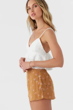 Women O’Neill Bottoms<JOHNNY KIRA FLORAL BEACH SHORTS
