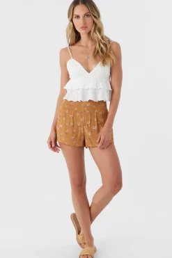 Women O’Neill Bottoms<JOHNNY KIRA FLORAL BEACH SHORTS