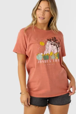 Women O’Neill Graphic Tees & Tanks<JOSHUA TREE TEE