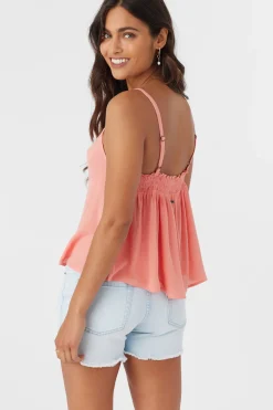 Women O’Neill Tops<KALLIE FLY AWAY TANK TOP