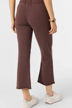 Women O’Neill Bottoms<KARMA FRENCH TERRY CROPPED LOUNGE PANTS