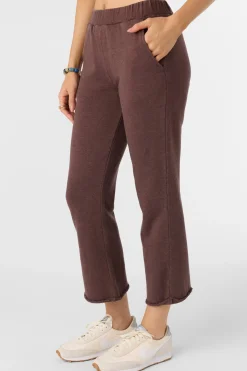 Women O’Neill Bottoms<KARMA FRENCH TERRY CROPPED LOUNGE PANTS