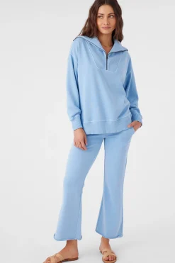 Women O’Neill Sweaters, Hoodies & Fleece<KARMA FRENCH TERRY HALF ZIP PULLOVER