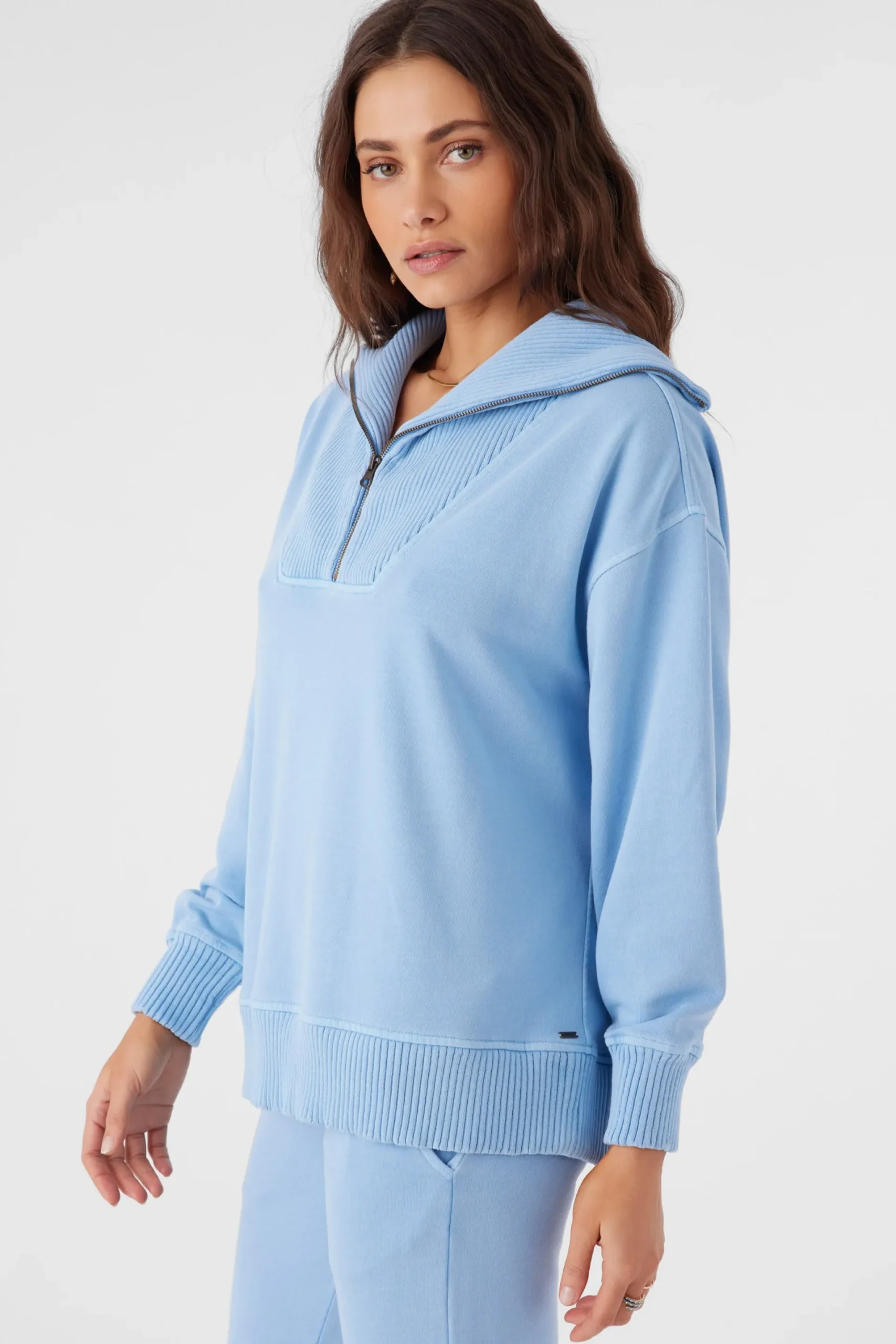 Women O’Neill Sweaters, Hoodies & Fleece<KARMA FRENCH TERRY HALF ZIP PULLOVER