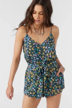 Women O’Neill Jumpsuits & Rompers<KASEN LAYLA FLORAL ROMPER