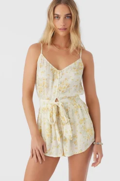 Women O’Neill Jumpsuits & Rompers<KASEN TATIANNA FLORAL ROMPER