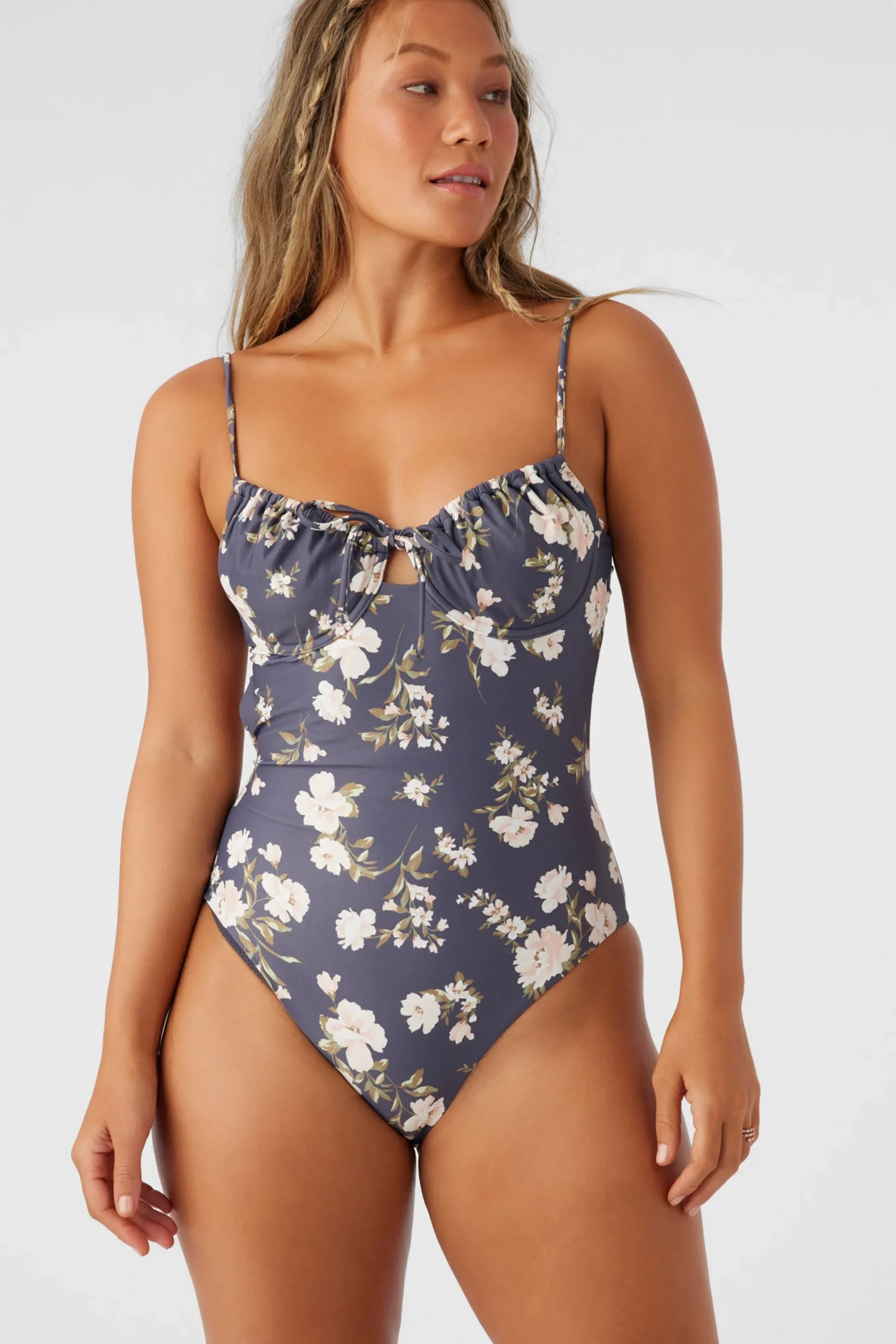 Women O’Neill D/Dd Cup|Underwire<KENDRA FLORAL KAILUA UNDERWIRE CHEEKY ONE-PIECE