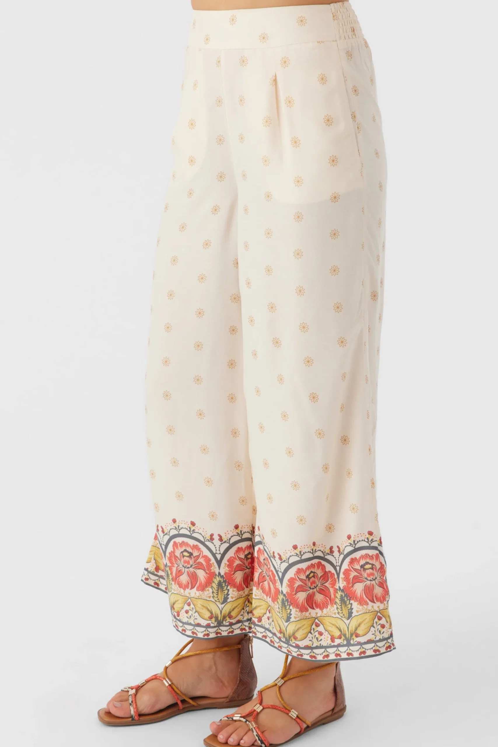 Women O’Neill Bottoms<LACEY BORDER PRINT PANTS