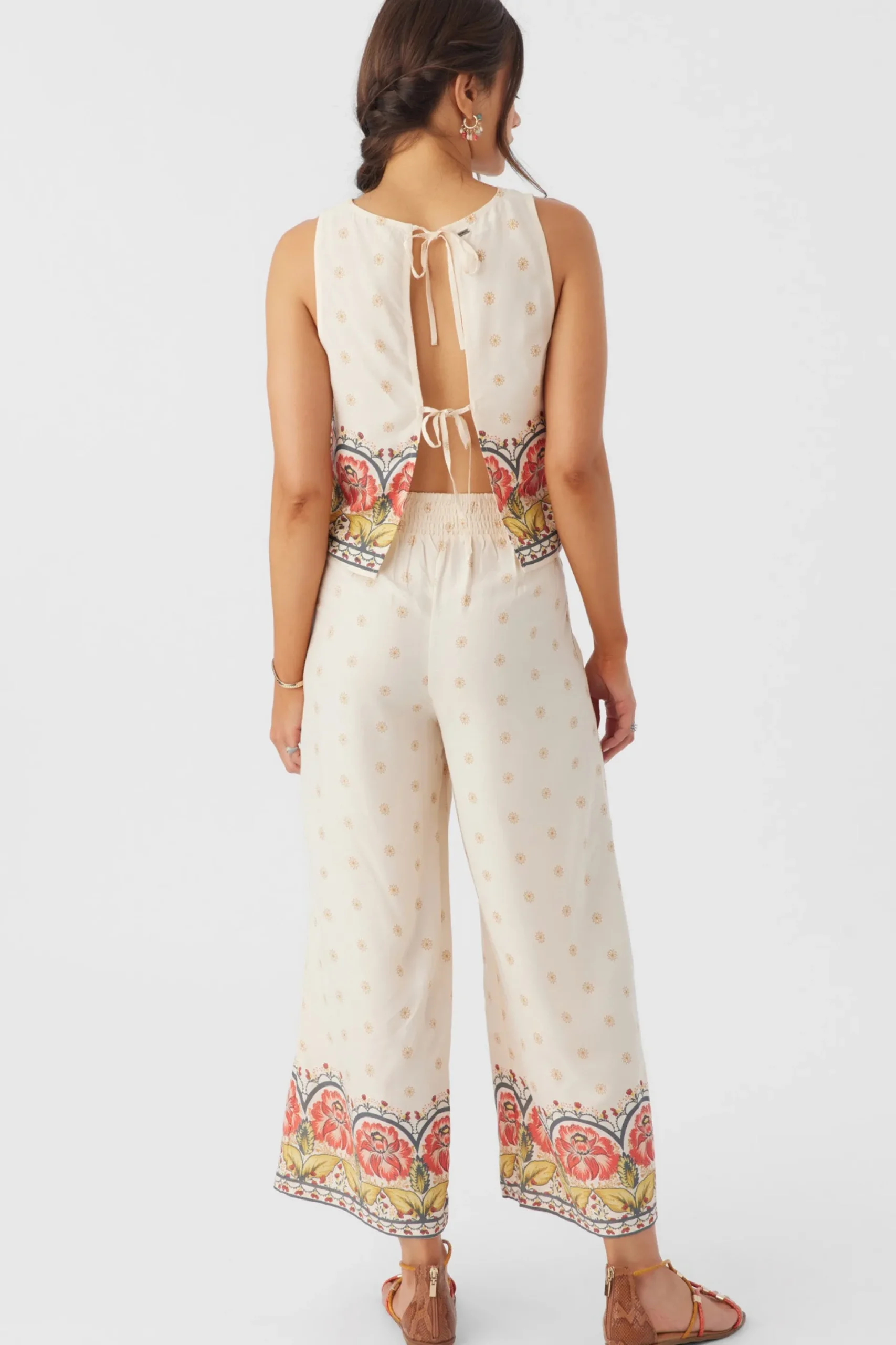 Women O’Neill Bottoms<LACEY BORDER PRINT PANTS