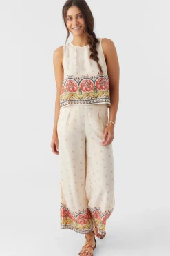 Women O’Neill Bottoms<LACEY BORDER PRINT PANTS