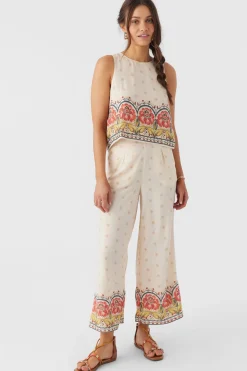 Women O’Neill Bottoms<LACEY BORDER PRINT PANTS