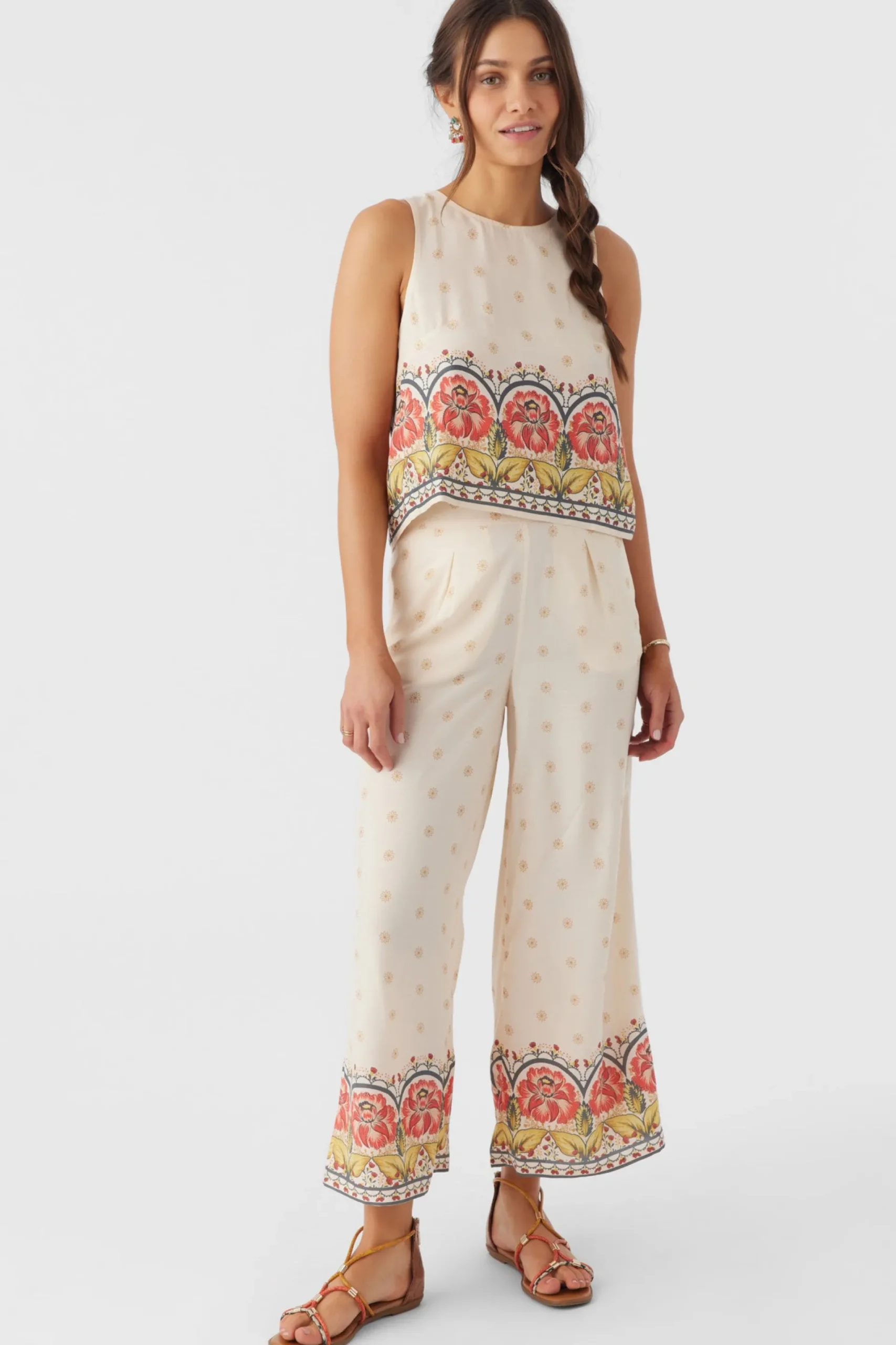 Women O’Neill Bottoms<LACEY BORDER PRINT PANTS
