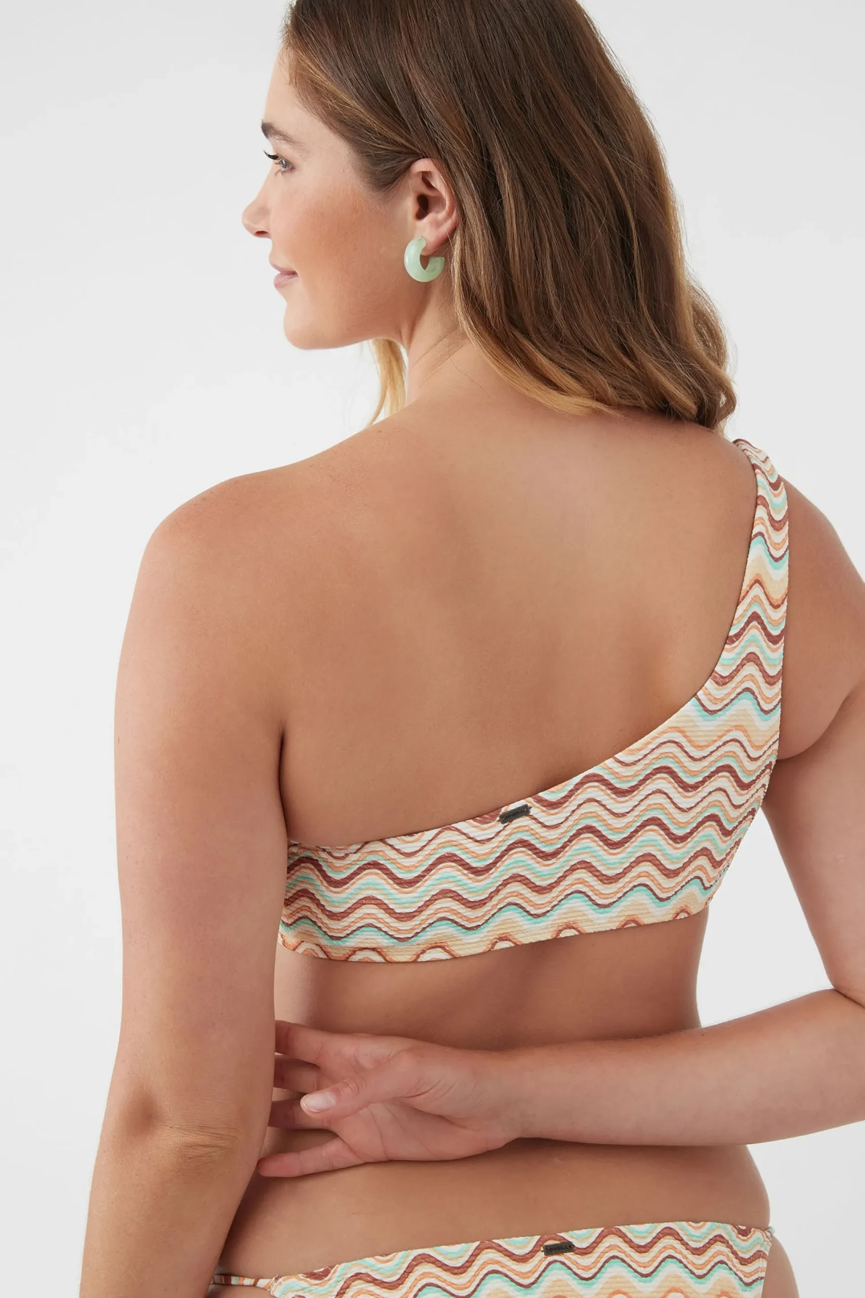 Women O’Neill Bikini Tops<LAGOON STRIPE MONTEREY TOP