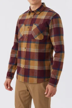 O’Neill Shirts & Flannels<LANDMARKED FLANNEL LONG SLEEVE SHIRT