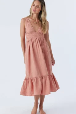Women O’Neill Cover-Ups|Dresses<MARGEAUX DOUBLE GAUZE COVER-UP DRESS