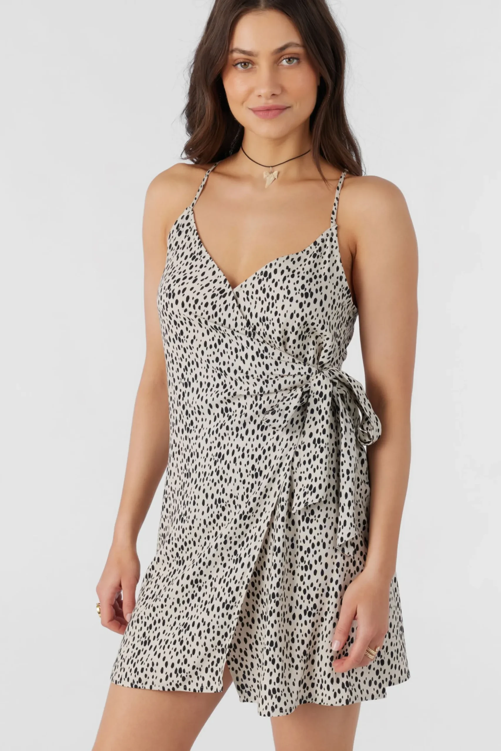 Women O’Neill Dresses<MARLO DREA ANIMAL WRAP DRESS