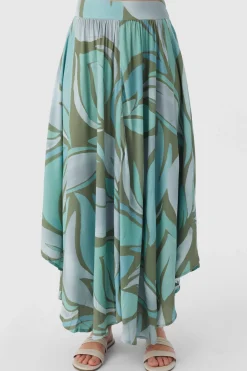 Women O’Neill Bottoms<MARNIE LORETTA PRINT MIDI SKIRT