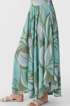 Women O’Neill Bottoms<MARNIE LORETTA PRINT MIDI SKIRT