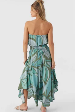 Women O’Neill Bottoms<MARNIE LORETTA PRINT MIDI SKIRT
