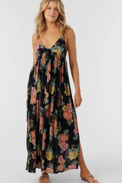 Women O’Neill Cover-Ups|Dresses<MEL MAXI KALI FLORAL SWIM COVER-UP DRESS