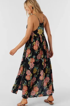 Women O’Neill Cover-Ups|Dresses<MEL MAXI KALI FLORAL SWIM COVER-UP DRESS