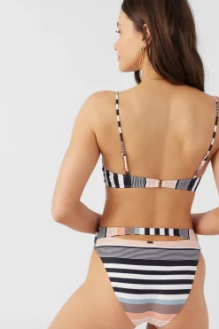 Women O’Neill Bralette|Bikini Tops<MERHABA STRIPE MALIBU TWIST BRALETTE TOP