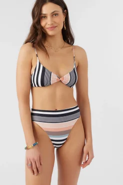 Women O’Neill Bralette|Bikini Tops<MERHABA STRIPE MALIBU TWIST BRALETTE TOP