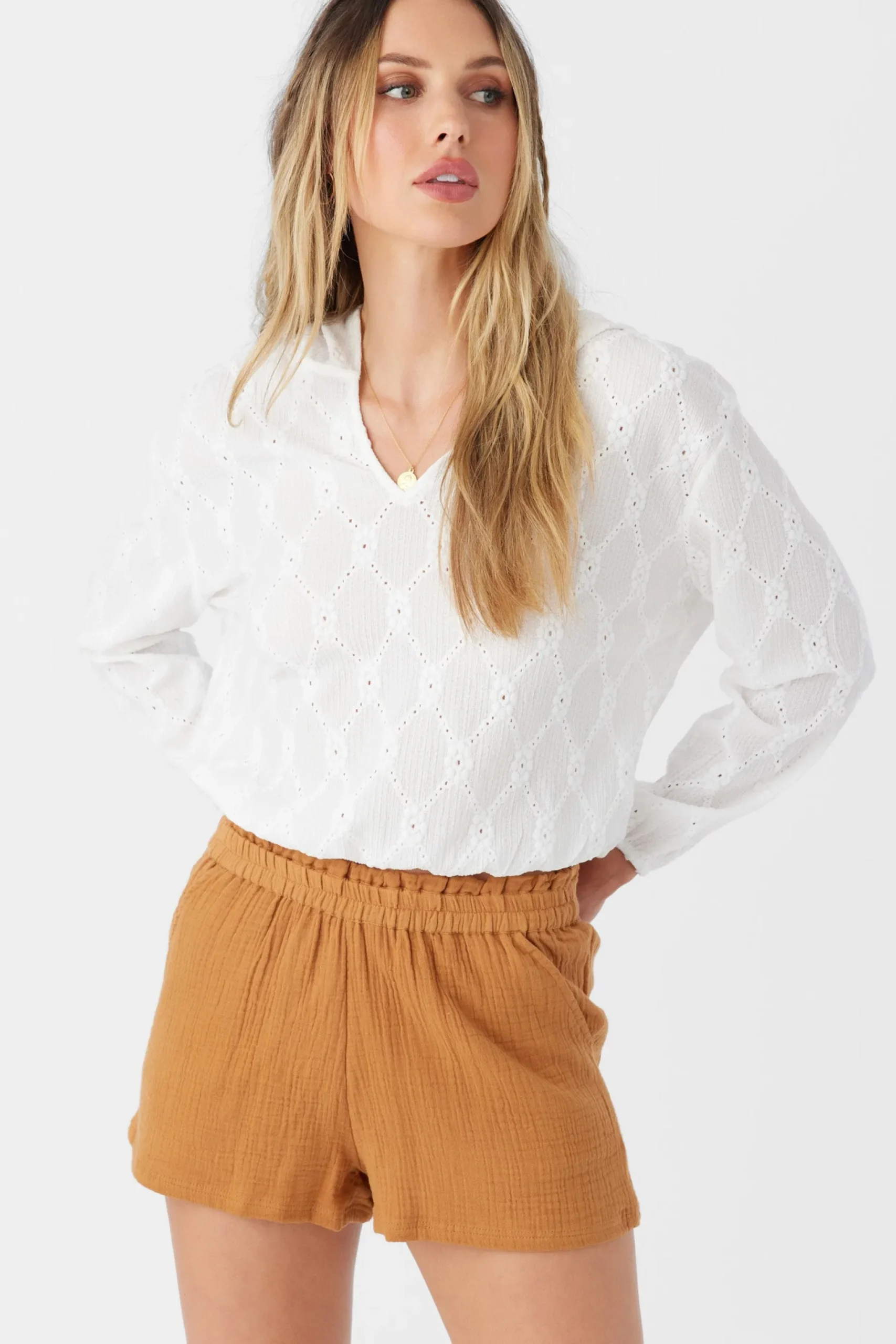 Women O’Neill Tops<MIKAH KNIT HOODIE PULLOVER