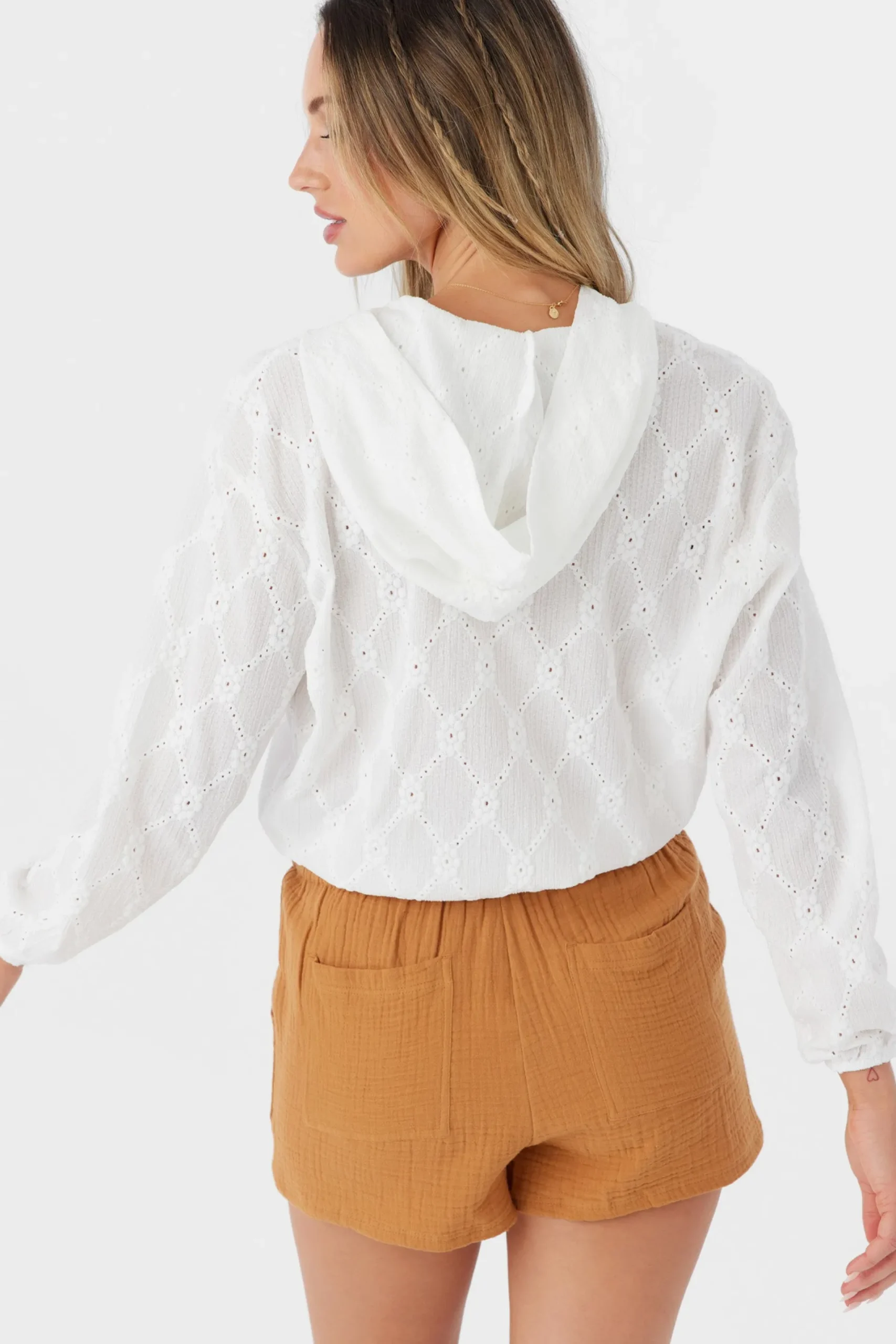 Women O’Neill Tops<MIKAH KNIT HOODIE PULLOVER
