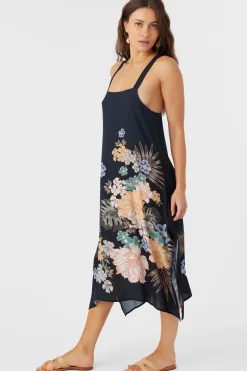 Women O’Neill Cover-Ups<MIRANDA MACAW TROPICAL MIDI COVER-UP DRESS