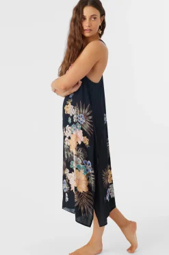 Women O’Neill Cover-Ups<MIRANDA MACAW TROPICAL MIDI COVER-UP DRESS
