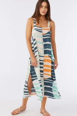 Women O’Neill Cover-Ups<MIRANDA MIDI PRINTED COVER-UP DRESS