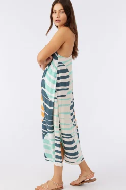 Women O’Neill Cover-Ups<MIRANDA MIDI PRINTED COVER-UP DRESS