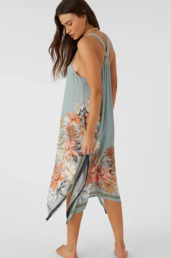 Women O’Neill Cover-Ups<MIRANDA PUNTA TROPICAL MIDI COVER-UP DRESS