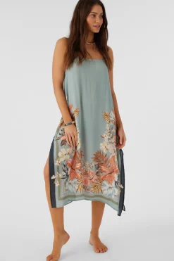 Women O’Neill Cover-Ups<MIRANDA PUNTA TROPICAL MIDI COVER-UP DRESS