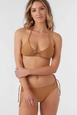Women O’Neill Halter|Bralette<MIZI METALLIC RIB MADRID CUTOUT BRALETTE TOP