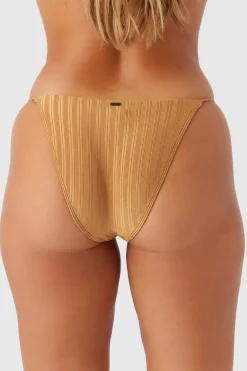 Women O’Neill Medium|Bikini Bottoms<MIZI METALLIC RIB REDONDO CLASSIC BOTTOMS
