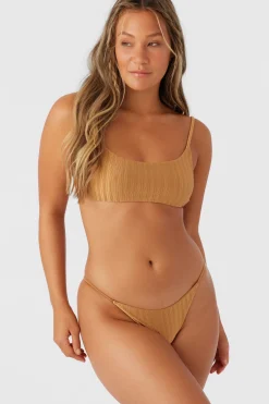 Women O’Neill Medium|Bikini Bottoms<MIZI METALLIC RIB REDONDO CLASSIC BOTTOMS