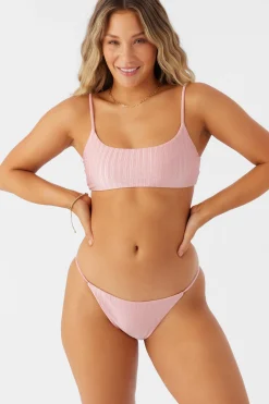 Women O’Neill Bralette|Bikini Tops<MIZI METALLIC RIB SURFSIDE BRALETTE TOP