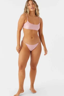 Women O’Neill Bralette|Bikini Tops<MIZI METALLIC RIB SURFSIDE BRALETTE TOP