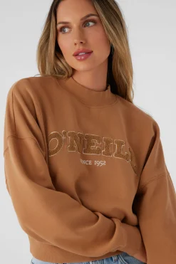 Women O’Neill Sweaters, Hoodies & Fleece<MOMENT CREW NECK CROPPED FLEECE