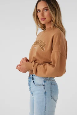 Women O’Neill Sweaters, Hoodies & Fleece<MOMENT CREW NECK CROPPED FLEECE