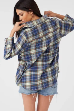 Women O’Neill Tops<NASH FLANNEL STANDARD FIT SHIRT