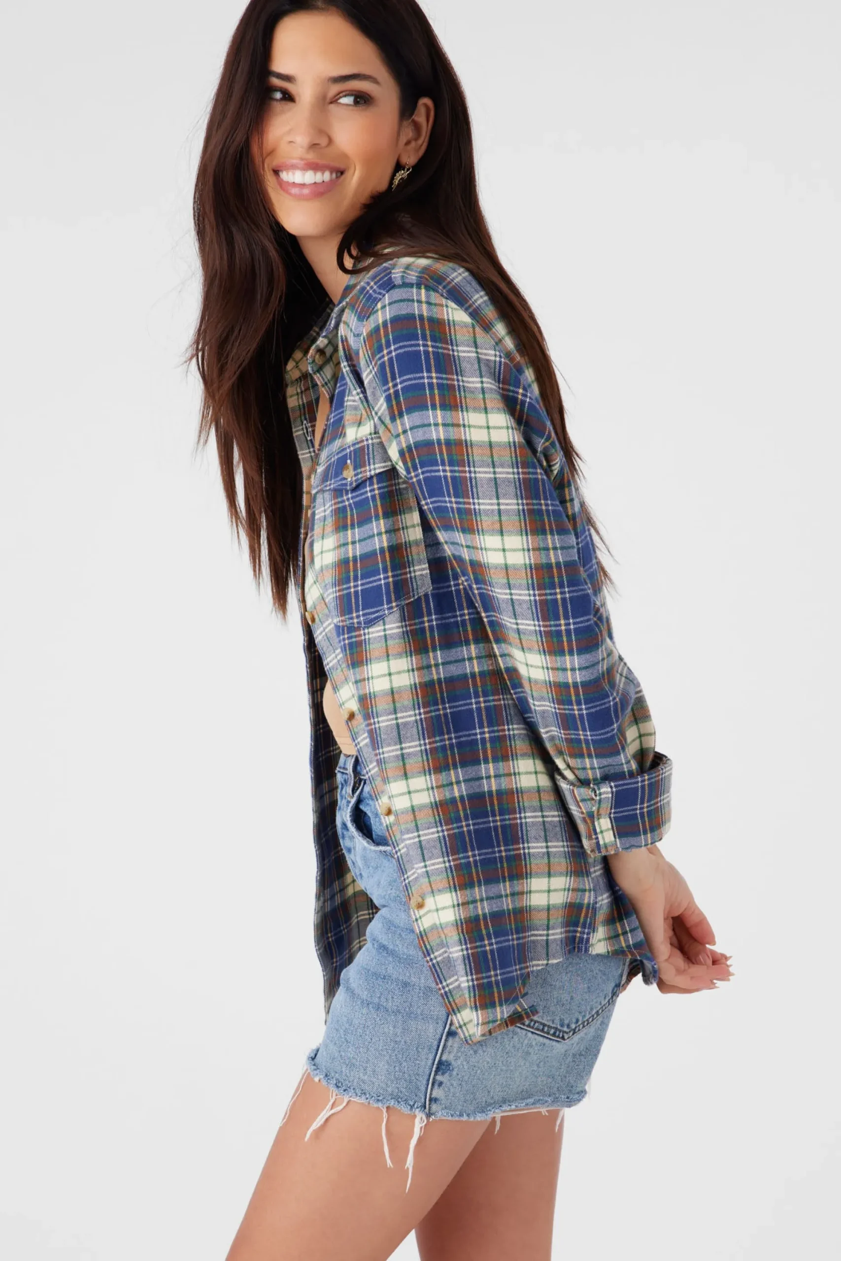Women O’Neill Tops<NASH FLANNEL STANDARD FIT SHIRT