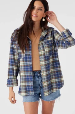 Women O’Neill Tops<NASH FLANNEL STANDARD FIT SHIRT