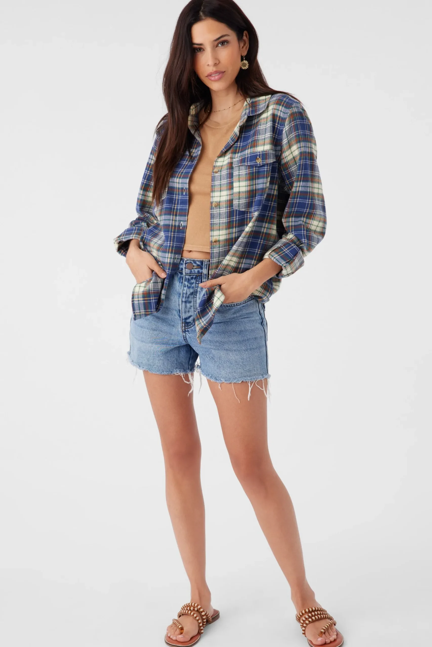 Women O’Neill Tops<NASH FLANNEL STANDARD FIT SHIRT